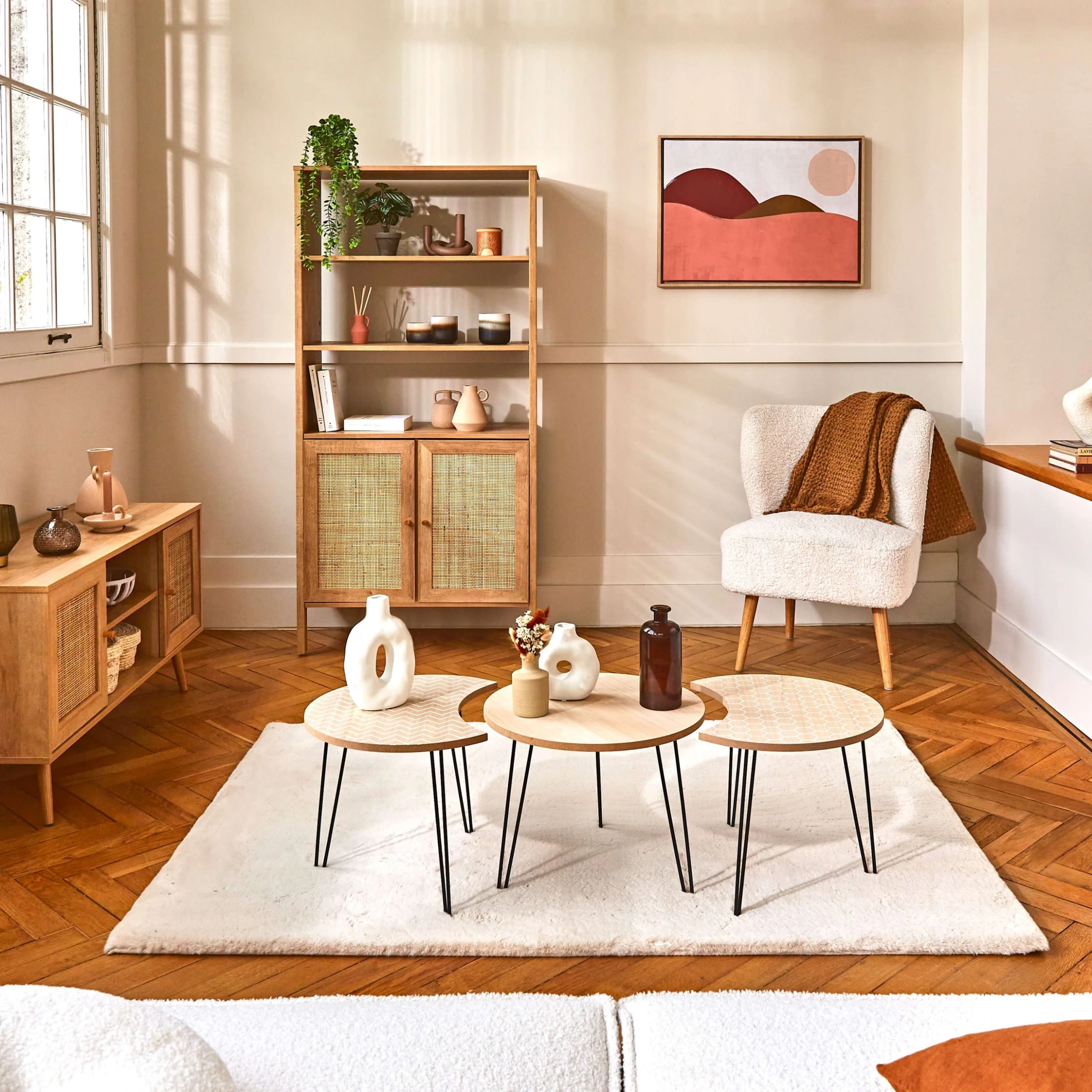 A&A Story Toile Encadree Montagnes 50x70cm Rose 5 A&A Story Toile Encadree Montagnes 50x70cm Rose – Image 3