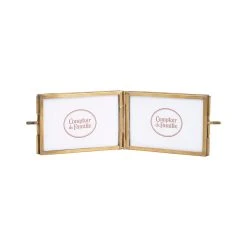 Comptoir De Famille Cadre Photo 2 Vues Fleurlys Dore Antique