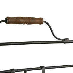 Comptoir De Famille Etagere Murale Avec Panier Reserve Noir 48x33x11cm En Fer Noir Et Sapin -Kaemingk Magasin 201282 DET02 WEB