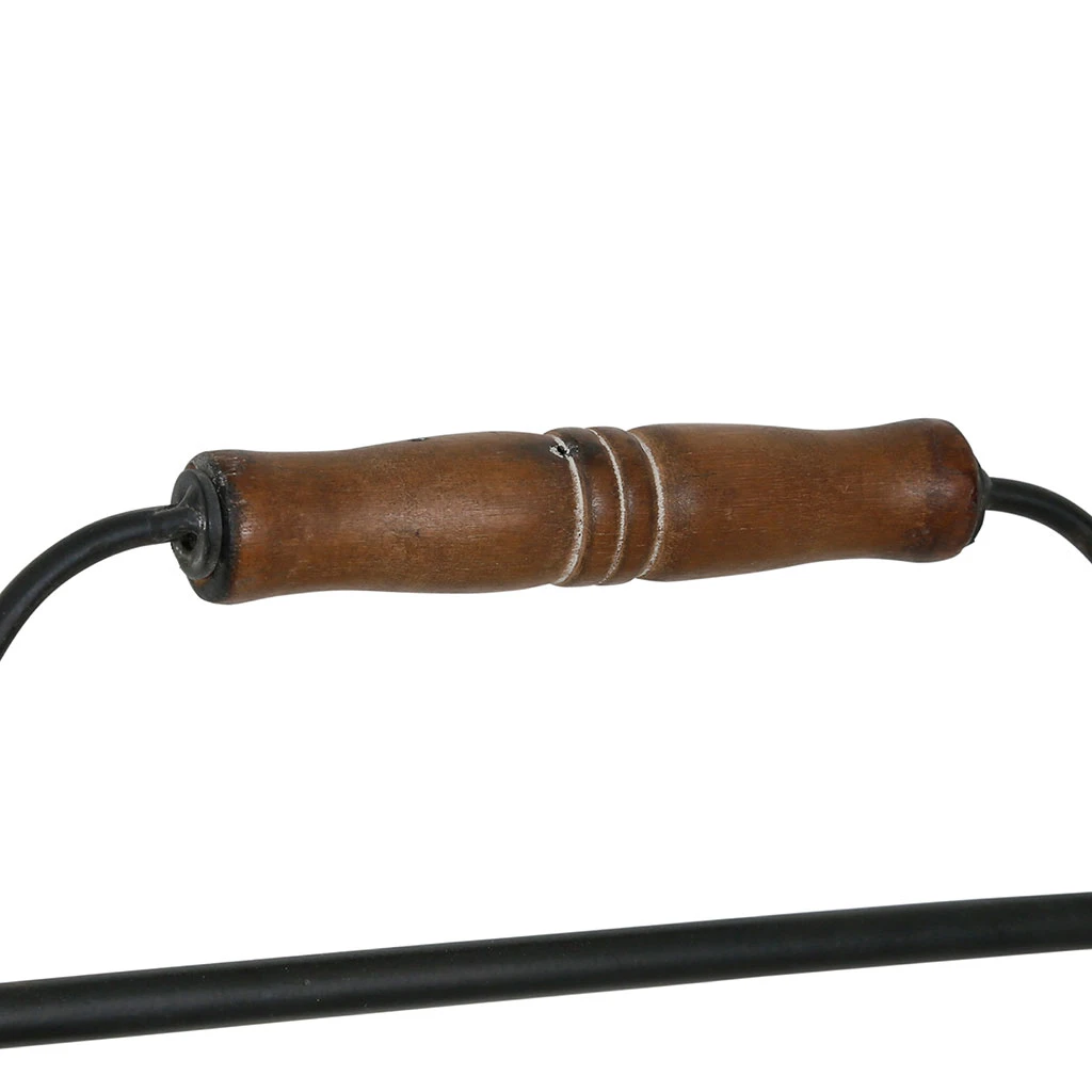 Comptoir De Famille Etagere Murale Avec 2 Panier Reserve 51x80x11cm En Fer Noir Et Sapin 6 Comptoir De Famille Etagere Murale Avec 2 Panier Reserve 51x80x11cm En Fer Noir Et Sapin – Image 4