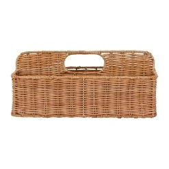 Comptoir De Famille Panier Fantine Naturel En Rotin