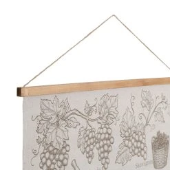 Comptoir De Famille Toile "viticulture" Brun 91x100cm -Kaemingk Magasin 201368 DET03 WEB