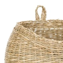 Comptoir De Famille Panier Mural X2 Recif Naturel 31x26x21 - 18x13x13cm Jonc De Mer -Kaemingk Magasin 201471 DET03 WEB
