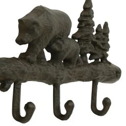 Comptoir De Famille Patère 4 Crochets En Fonte Brun - La Foret 7 Comptoir De Famille Patère 4 Crochets En Fonte Brun - La Foret -Kaemingk Magasin 201590 DET02 WEB