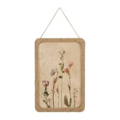 Comptoir De Famille Cadre Deco Fleurs Naturelles Séchées 40x60cm