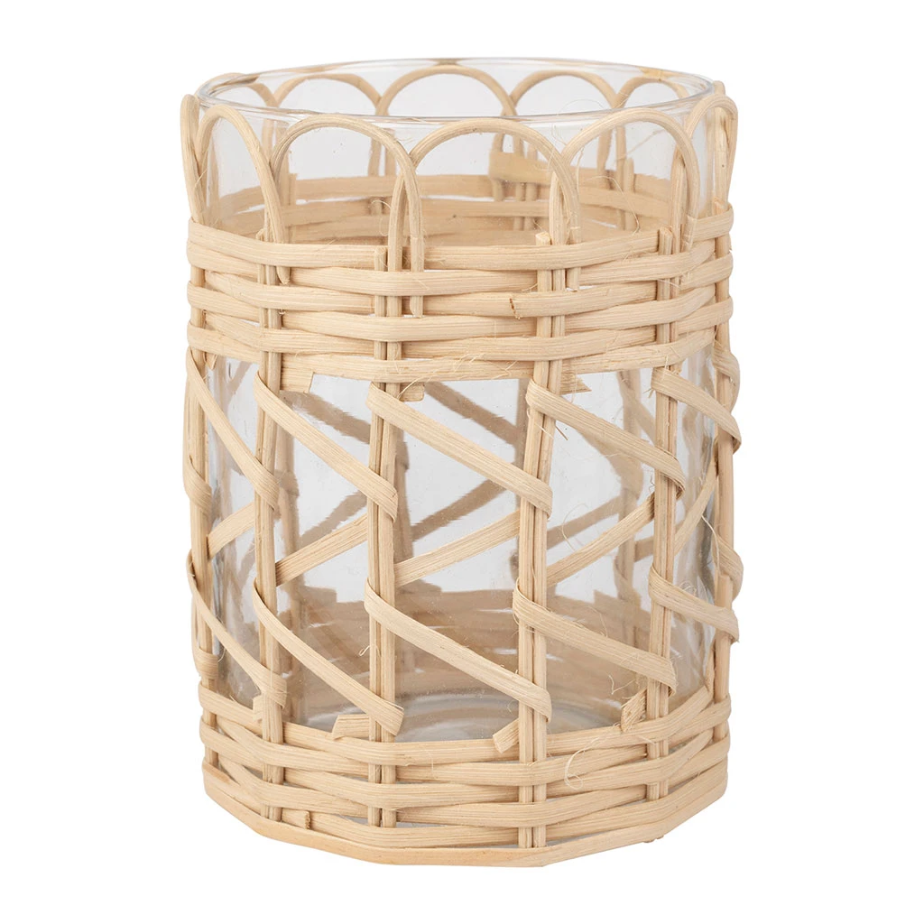 Comptoir De Famille Photophore En Rotin Naturel D13xh17cm - Fantine 3 Comptoir De Famille Photophore En Rotin Naturel D13xh17cm - Fantine