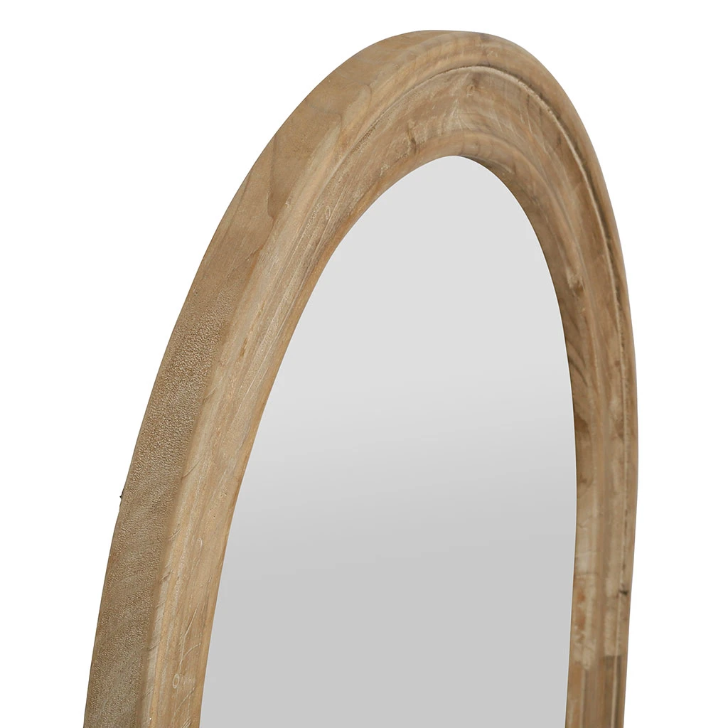 Comptoir De Famille Miroir Naturel Foncé 60x80cm En Bois De Sapin - Firmin 4 Comptoir De Famille Miroir Naturel Foncé 60x80cm En Bois De Sapin - Firmin – Image 2