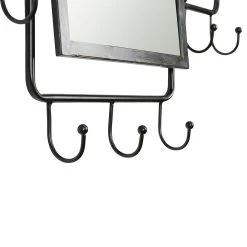 Côté Table Miroir Porte Manteau Indus Noir En Fer 11 Côté Table Miroir Porte Manteau Indus Noir En Fer -Kaemingk Magasin 24432 DET04 WEB
