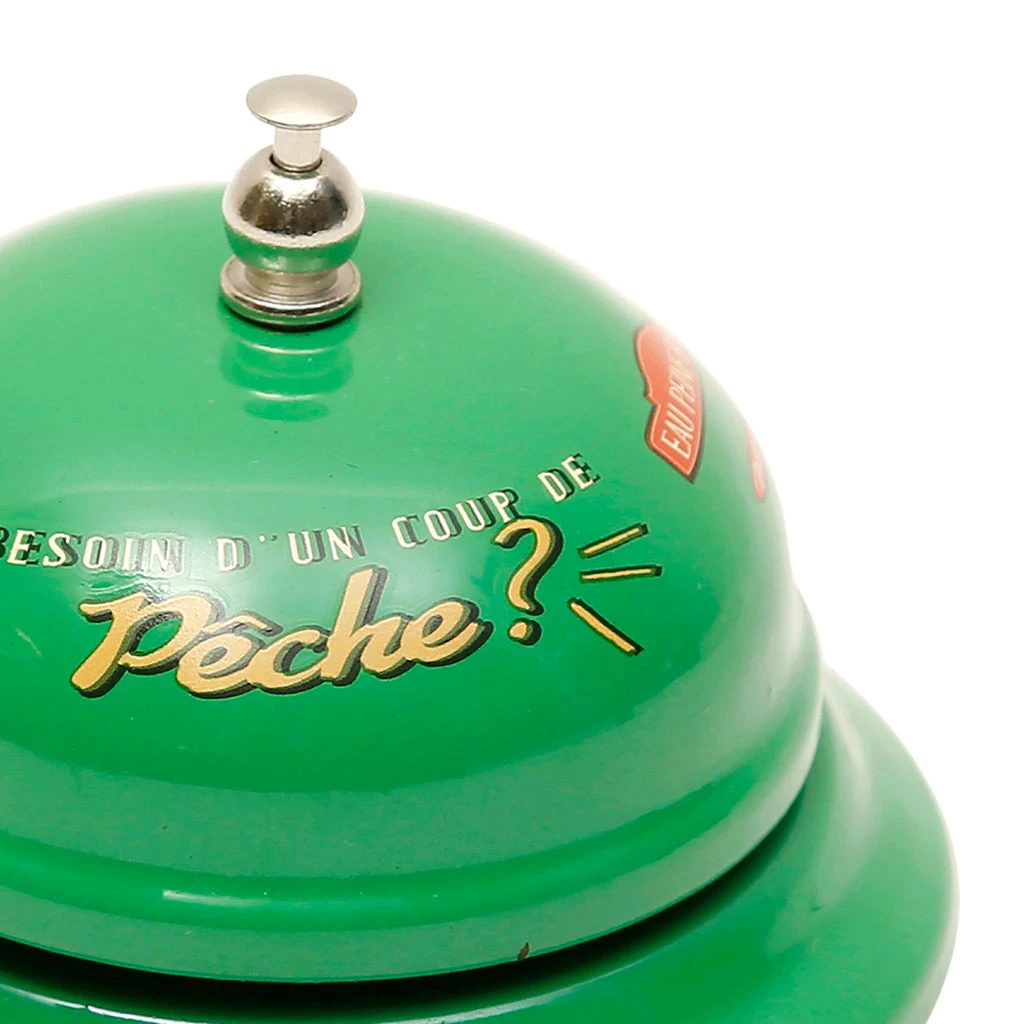 Natives Sonnette De Table "pechu" Vert En Fer 4 Natives Sonnette De Table "pechu" Vert En Fer – Image 2