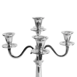 Côté Table Chandelier 5 Branches Esna Argenté En Aluminium 7 Côté Table Chandelier 5 Branches Esna Argenté En Aluminium -Kaemingk Magasin 31756 DET01 WEB