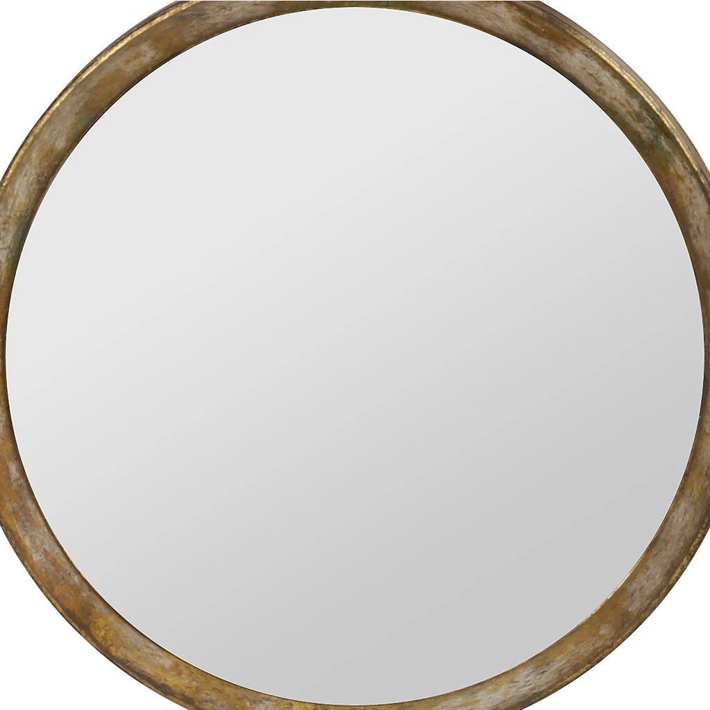 Côté Table Miroir Art Deco Mordoré En Fer 6 Côté Table Miroir Art Deco Mordoré En Fer – Image 4