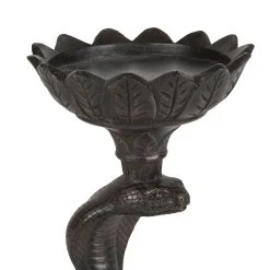 Côté Table Bougeoir Cobra Katja Noir En Polyrésine 8 Côté Table Bougeoir Cobra Katja Noir En Polyrésine -Kaemingk Magasin 34746 DET02 WEB