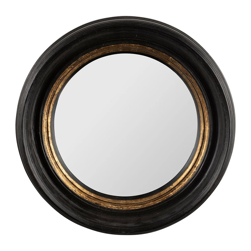 Côté Table Miroir Rond Oeil De Sorciere Noir Et Doré D33cm - Aureol 3 Côté Table Miroir Rond Oeil De Sorciere Noir Et Doré D33cm - Aureol