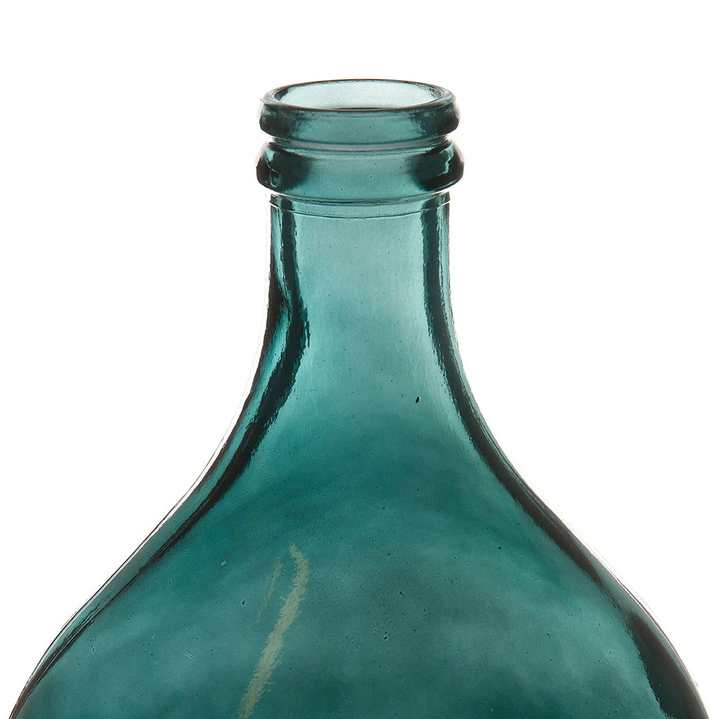 Côté Table Vase Dame-jeanne Chai Emeraude D29xh43cm Verre Recyclé 5 Côté Table Vase Dame-jeanne Chai Emeraude D29xh43cm Verre Recyclé – Image 3
