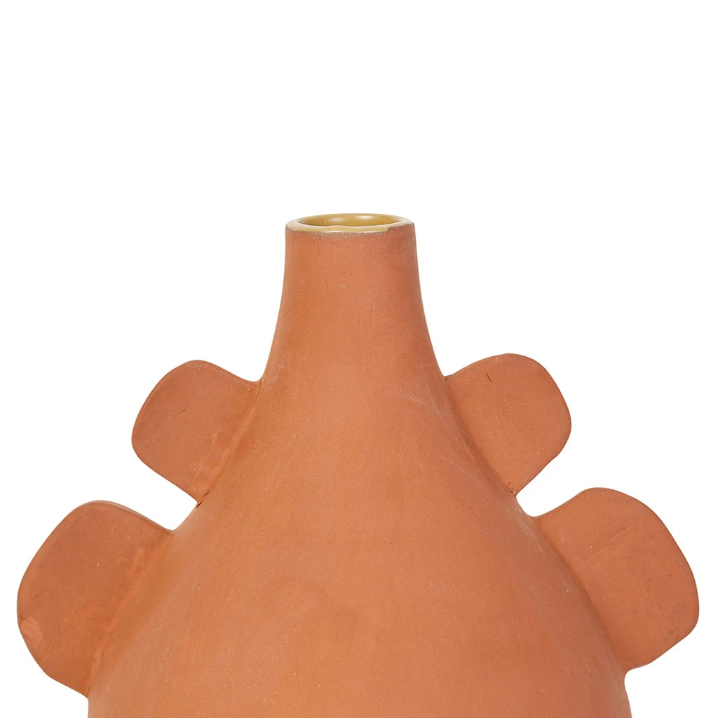 Côté Table Vase Solae Terracotta D15.5xh23cm Terre Cuite 5 Côté Table Vase Solae Terracotta D15.5xh23cm Terre Cuite – Image 3