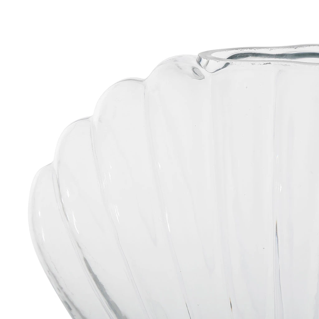 Côté Table Vase Leucie 23x8.5xh18.5cm Verre 4 Côté Table Vase Leucie 23x8.5xh18.5cm Verre – Image 2