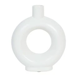 Côté Table Vase Soliflore Oleo Sable 20x6.5xh23cm Gres