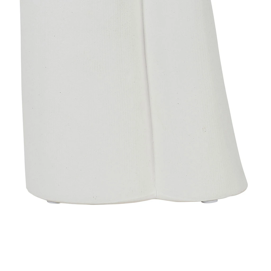 Côté Table Deco Visage Maceio Blanc Casse 20x12xh38cm Gres 4 Côté Table Deco Visage Maceio Blanc Casse 20x12xh38cm Gres – Image 2