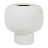 Côté Table Vase Maceio Blanc Casse D18.5xh18.5cm Gres 2 Côté Table Vase Maceio Blanc Casse D18.5xh18.5cm Gres -Kaemingk Magasin 37813 DEB WEB