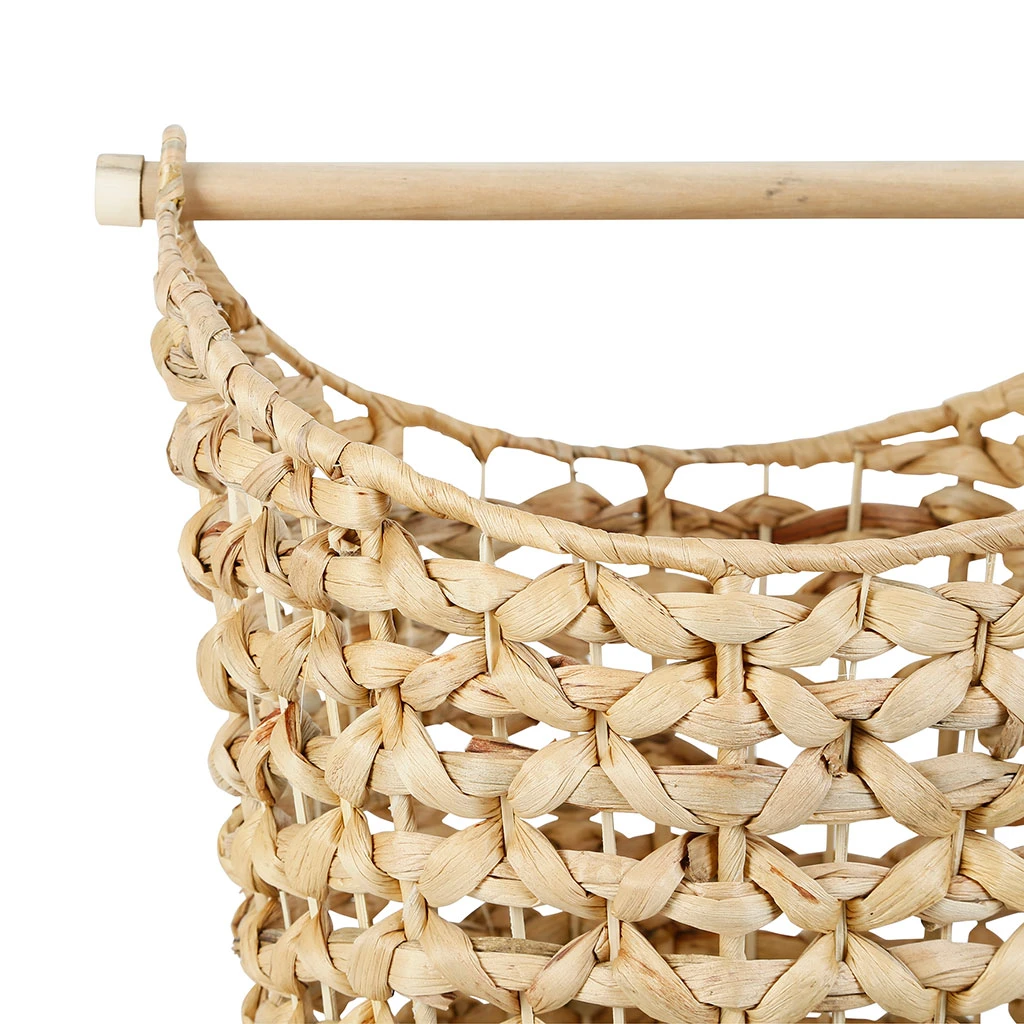 Côté Table Panier Celebes Naturel 28x30xh42cm Jacinthe D'eau 4 Côté Table Panier Celebes Naturel 28x30xh42cm Jacinthe D'eau – Image 2