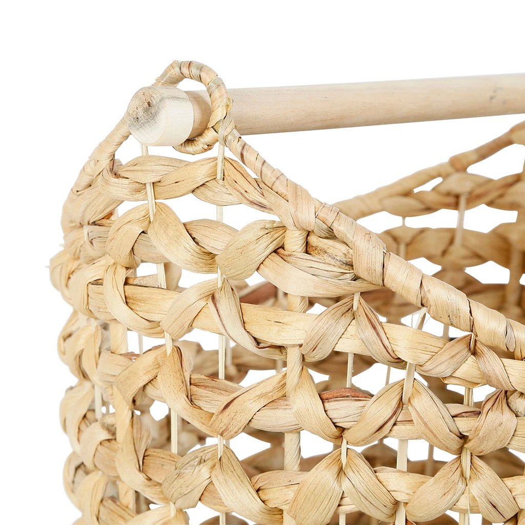 Côté Table Panier Celebes Naturel 28x30xh42cm Jacinthe D'eau 6 Côté Table Panier Celebes Naturel 28x30xh42cm Jacinthe D'eau – Image 4