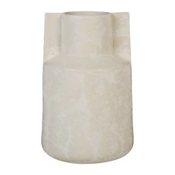 Côté Table Vase Lisla Blanc Mat D17.5xh28.5cm Faience