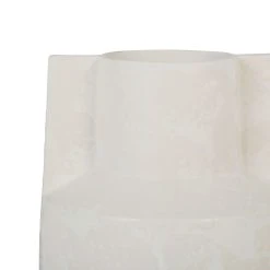 Côté Table Vase Lisla Blanc Mat D17.5xh28.5cm Faience -Kaemingk Magasin 37991 DET01 WEB