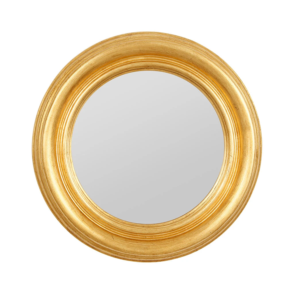 Côté Table Miroir Rond Doré D35cm - Drachma 3 Côté Table Miroir Rond Doré D35cm - Drachma