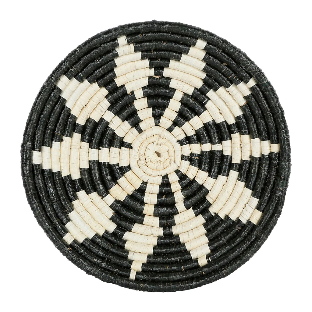 Côté Table Deco Murale étoile En Jonc De Mer Noir Blanc - Seram 3 Côté Table Deco Murale étoile En Jonc De Mer Noir Blanc - Seram