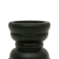 Côté Table Bougeoir Noir Mat En Verre Recyclé -cyme 7 Côté Table Bougeoir Noir Mat En Verre Recyclé -cyme -Kaemingk Magasin 38400 DET01 WEB