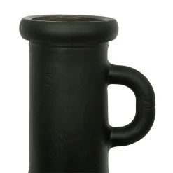 Côté Table Vase Bouteille Noir Mat En Verre Recyclé H77cm -linol 7 Côté Table Vase Bouteille Noir Mat En Verre Recyclé H77cm -linol -Kaemingk Magasin 38405 DET01 WEB