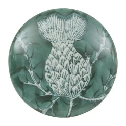 Côté Table Boite Ronde En Procelaine Fleurs Vert - Qing 9 Côté Table Boite Ronde En Procelaine Fleurs Vert - Qing -Kaemingk Magasin 38583 DET02 WEB