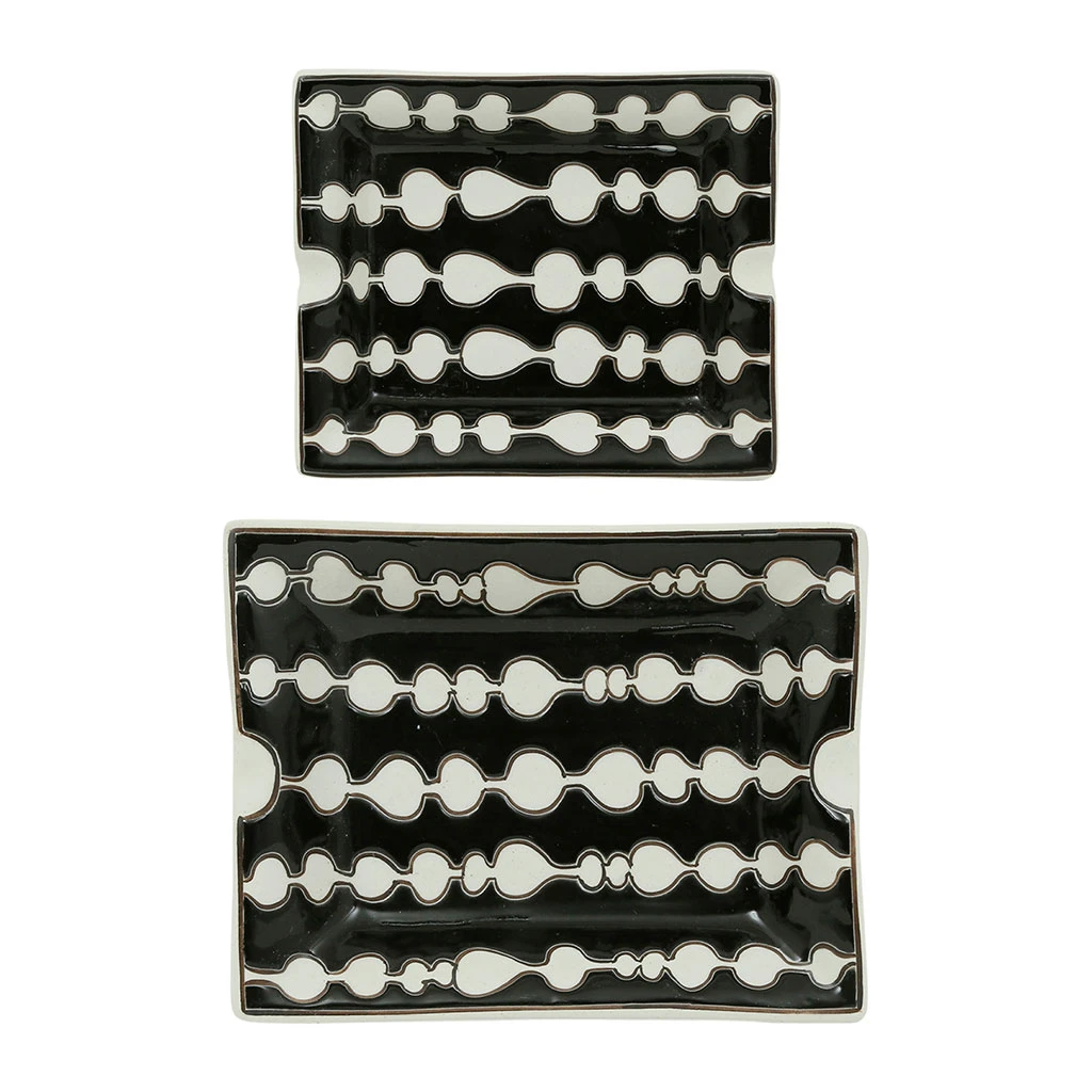 Côté Table Cendrier En Porcelaine Noir - Ecliptique 3 Côté Table Cendrier En Porcelaine Noir - Ecliptique