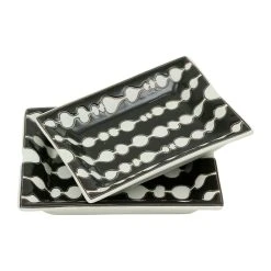 Côté Table Cendrier En Porcelaine Noir - Ecliptique 10 Côté Table Cendrier En Porcelaine Noir - Ecliptique -Kaemingk Magasin 38588 DET01 WEB