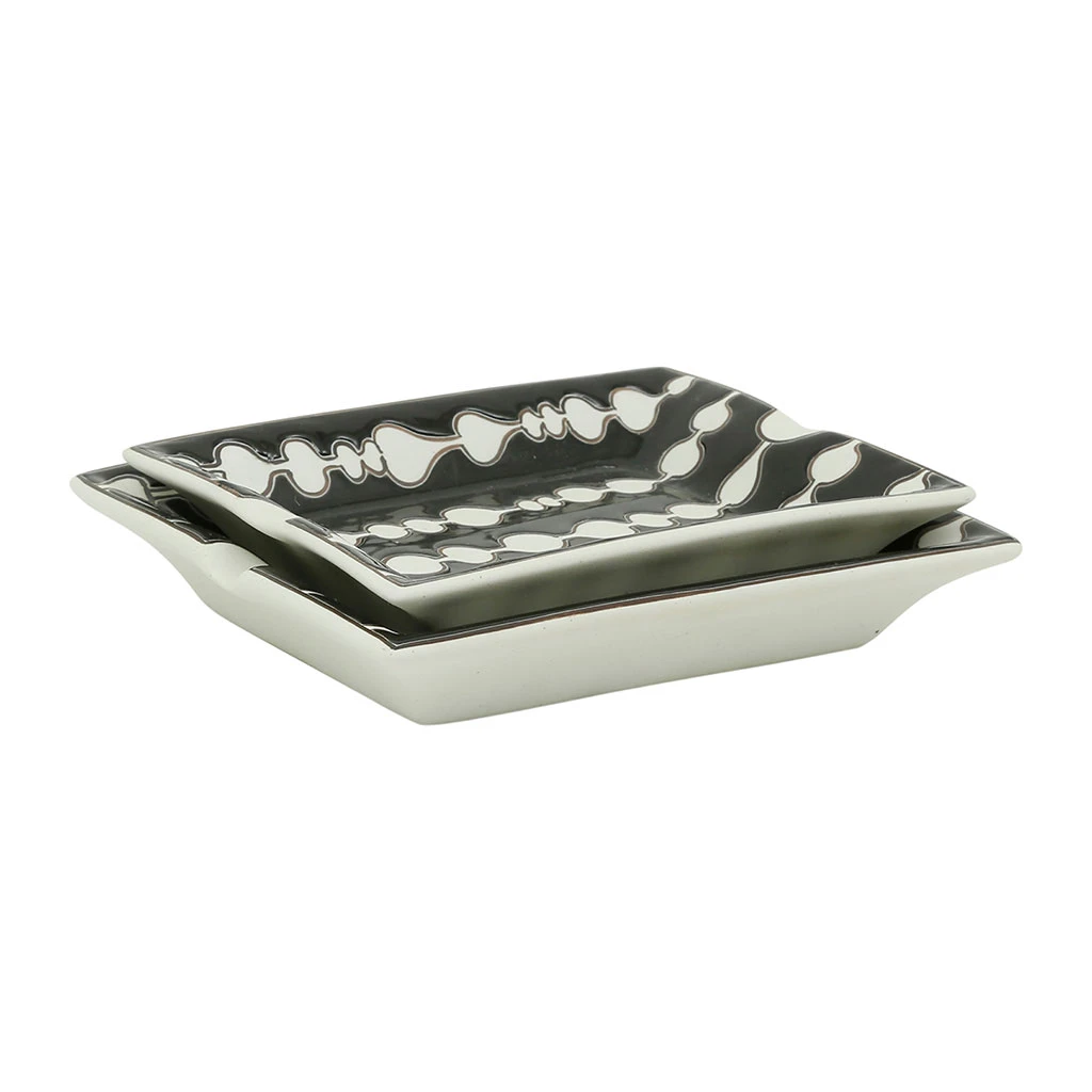 Côté Table Cendrier En Porcelaine Noir - Ecliptique 8 Côté Table Cendrier En Porcelaine Noir - Ecliptique – Image 6