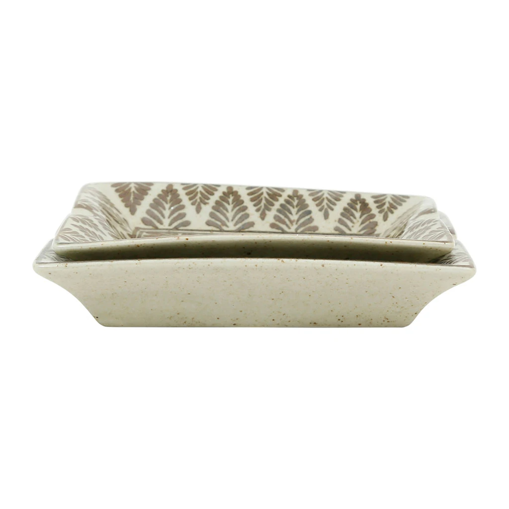 Côté Table Cendrier En Porcelaine Brun - Chin 5 Côté Table Cendrier En Porcelaine Brun - Chin – Image 3