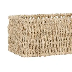 Côté Table Corbeilles X2 Rectangulaire En Jonc De Mer - Borneo -Kaemingk Magasin 38676 DET02 WEB