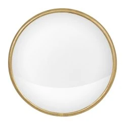 Côté Table Miroir Convex En Laiton Doré D21.5cm - Edman