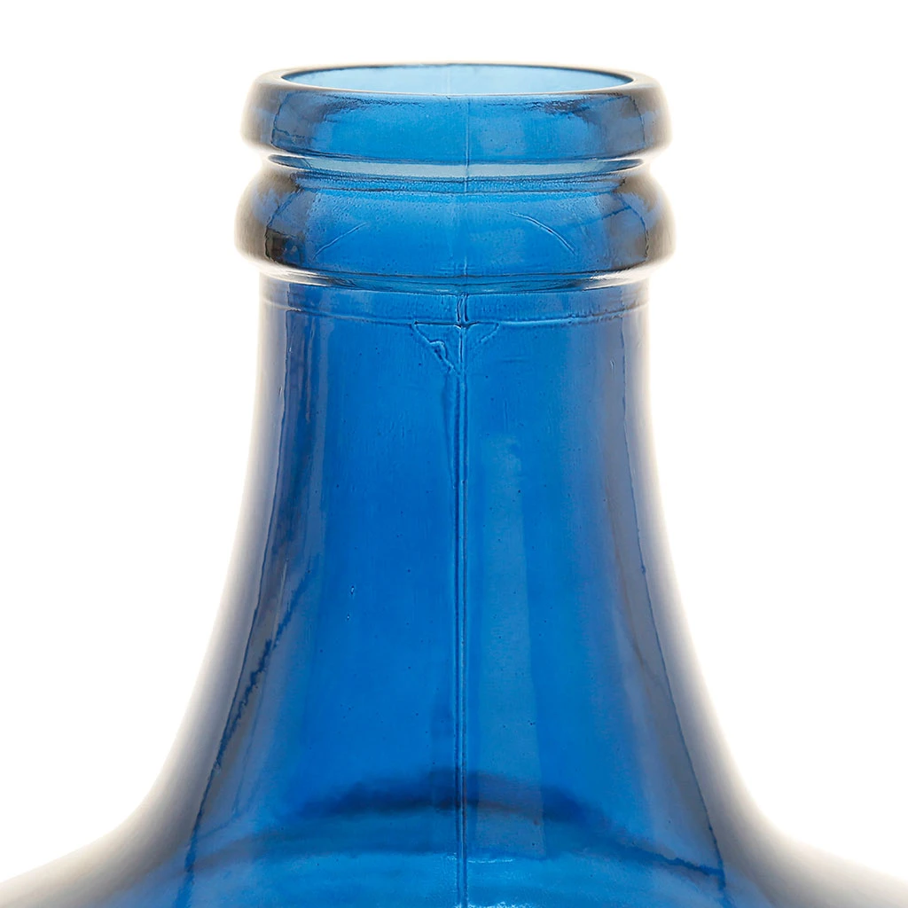 Côté Table Vase Dame-jeanne Indigo H43cm Verre Recyclé - Aheli 5 Côté Table Vase Dame-jeanne Indigo H43cm Verre Recyclé - Aheli – Image 3
