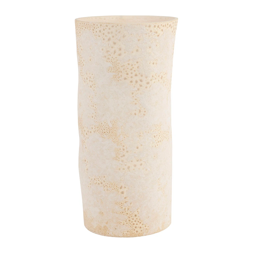 Côté Table Vase Blanc Cass2 11.5x12xh25.5cm Faience - Iktoum 3 Côté Table Vase Blanc Cass2 11.5x12xh25.5cm Faience - Iktoum