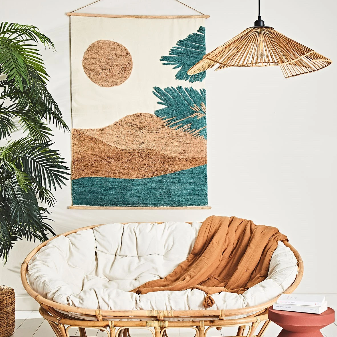 SEMA DESIGN Toile Tuftée Sweet Leave 100x140 5 SEMA DESIGN Toile Tuftée Sweet Leave 100x140 – Image 3