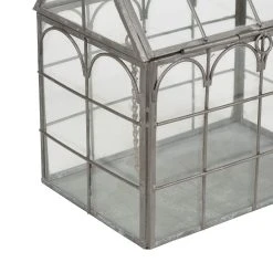 Jardin D'Ulysse Déco Serre Codette Gris En Fer, Verre 9 Jardin D'Ulysse Déco Serre Codette Gris En Fer, Verre -Kaemingk Magasin 466099 DET02 WEB