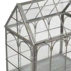 Jardin D'Ulysse Déco Serre Codette Gris En Fer, Verre 10 Jardin D'Ulysse Déco Serre Codette Gris En Fer, Verre -Kaemingk Magasin 466099 DET03 WEB