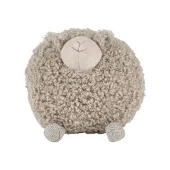 Jardin D'Ulysse Deco Mouton Shaggy Gris H20cm