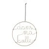 Jardin D'Ulysse Deco Suspension Bulle Metal Dore D25 2 Jardin D'Ulysse Deco Suspension Bulle Metal Dore D25 -Kaemingk Magasin 466737 DEB WEB