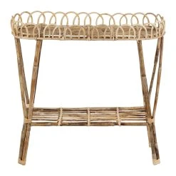 Jardin D'Ulysse Jardiniere Sur Pied En Rotin - Splendeur