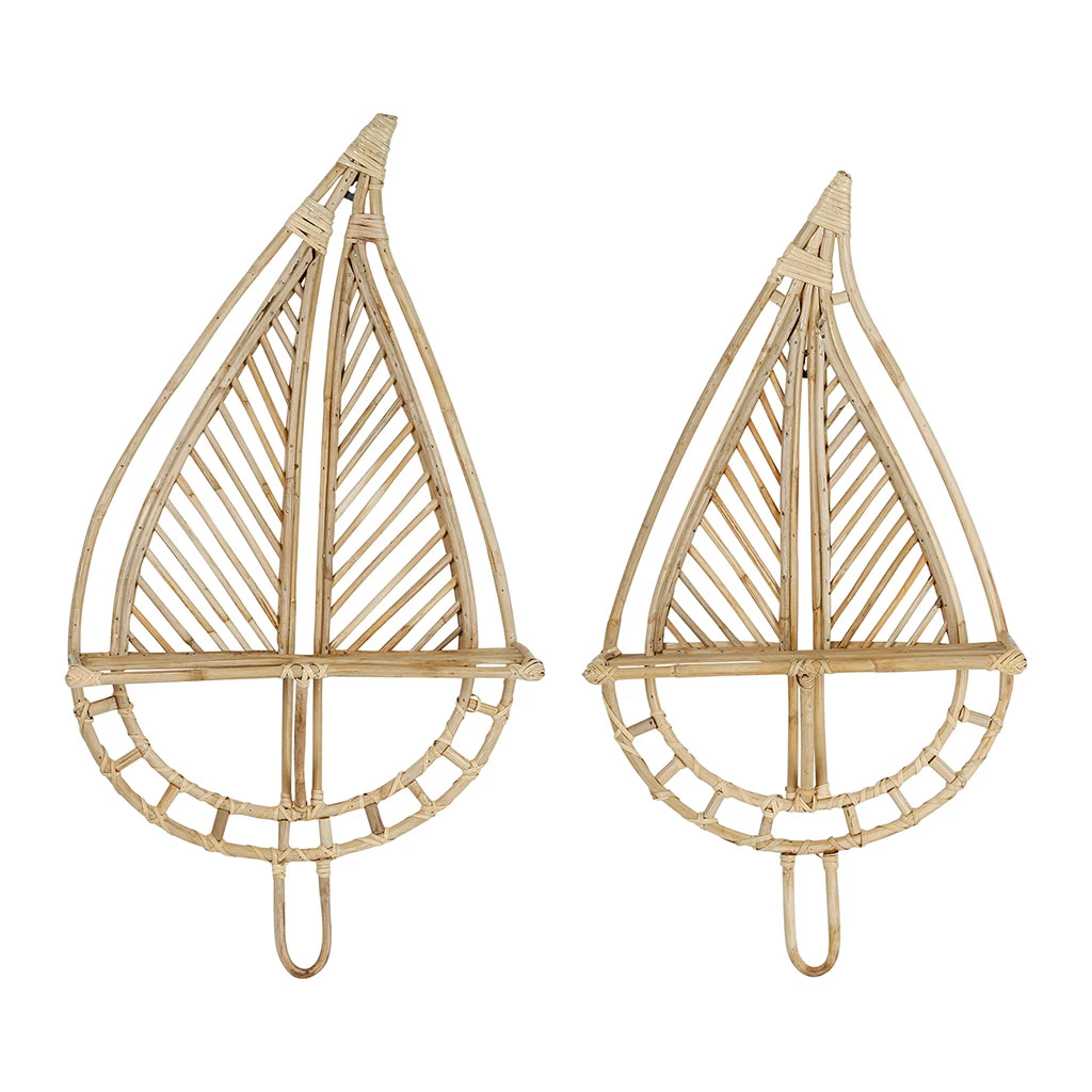 Jardin D'Ulysse Etagere Murale X2 Monarque Naturel En Rotin 3 Jardin D'Ulysse Etagere Murale X2 Monarque Naturel En Rotin