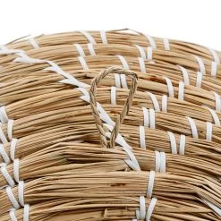 Jardin D'Ulysse Deco Murale (lot De 3) Un été A La Mer Naturel Et Blanc En Jonc De Mer 7 Jardin D'Ulysse Deco Murale (lot De 3) Un été A La Mer Naturel Et Blanc En Jonc De Mer -Kaemingk Magasin 467042 DET02 WEB