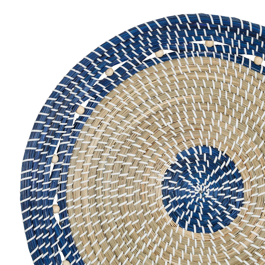 Jardin D'Ulysse Deco Murale X3 Un été A La Mer Bleu En Jonc De Mer 4 Jardin D'Ulysse Deco Murale X3 Un été A La Mer Bleu En Jonc De Mer – Image 2