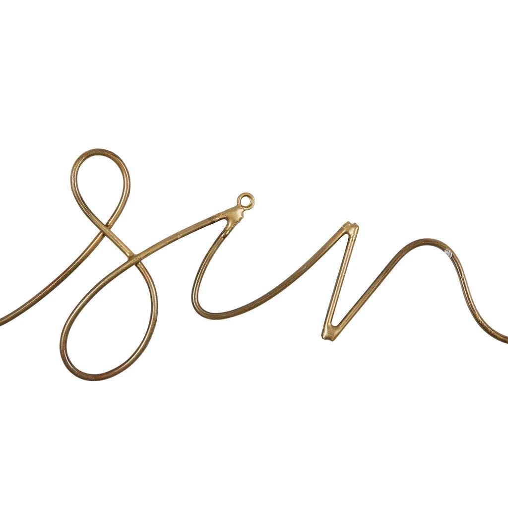 Jardin D'Ulysse Déco Murale "cuisine" En Fer Doré - Tournille 4 Jardin D'Ulysse Déco Murale "cuisine" En Fer Doré - Tournille – Image 2